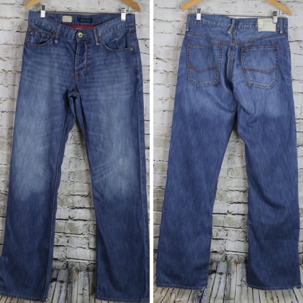 TOMMY HILFIGER Jeans Button Fly 32/32 Actual 33x33